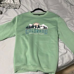 SHEIN Crew Neck sweater: COLORADO